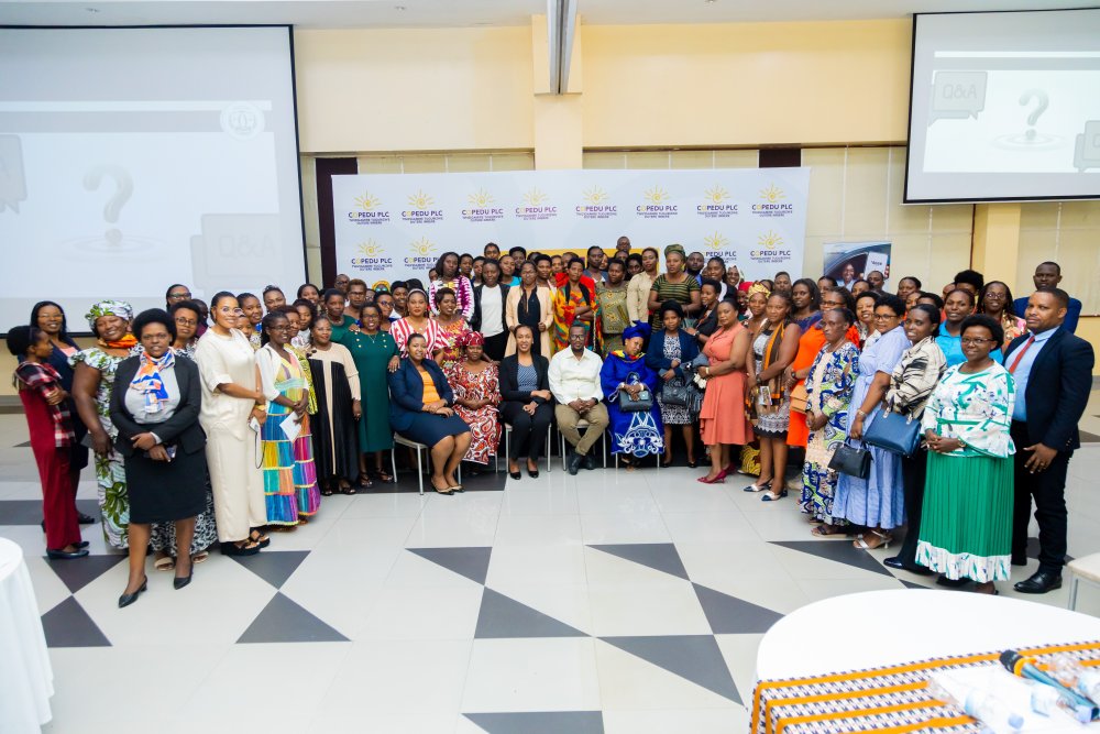 Copedu management and staff trained the women on project selection.