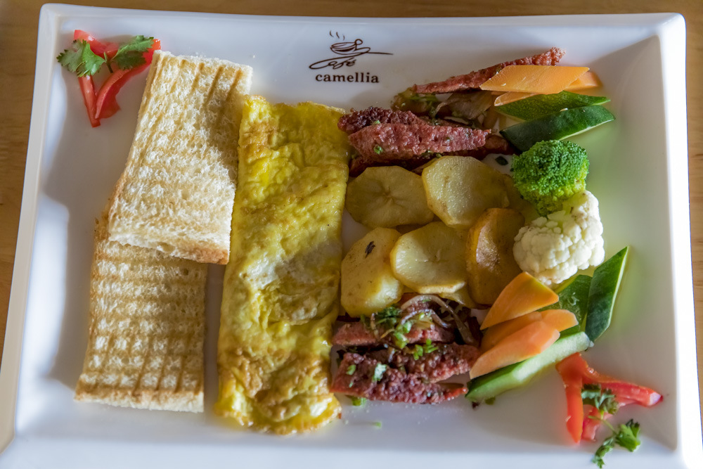 Camellia's delectable Executive Breakfast