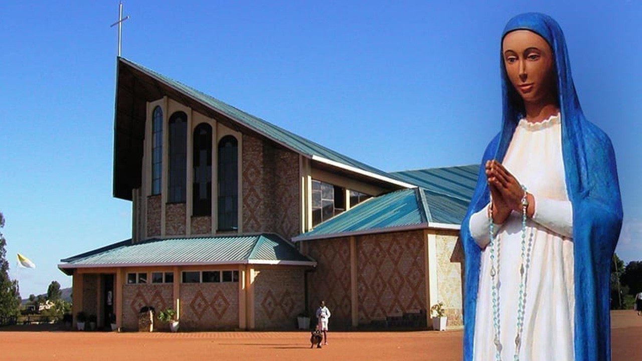 The Shrine of Our Lady of Kibeho also known as Our Lady of Sorrows of Kibeho.