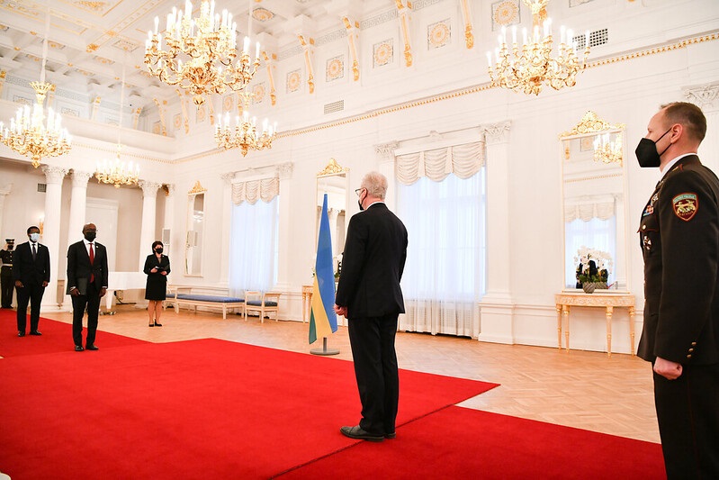 The ceremony to present credentials took place on Tuesday 11th January 2022.