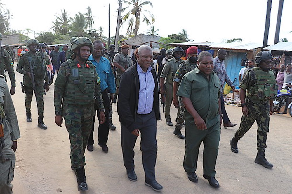President Nyusi visited Rwandan Security Forces on Tuesday 20th September 2022. 