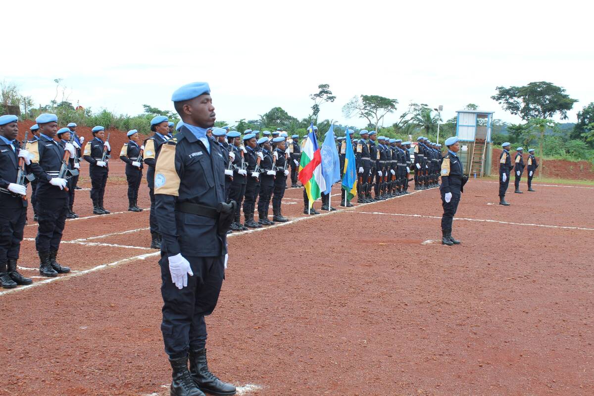 UN has decorated 180 Rwandan Police peacekeepers in CAR.