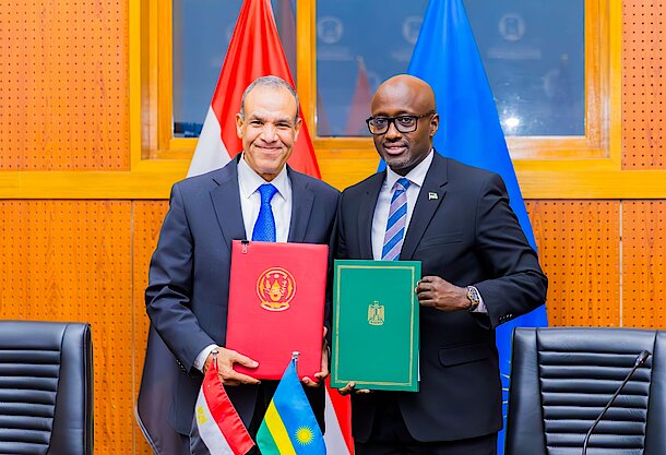 The MoU was signed during a bilateral meeting between Rwanda’s Foreign Minister Olivier Nduhungirehe and Egyptian counterpart, Badr Abdelatty