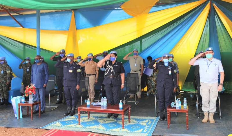 The UNMISS Police Commissioner thanked the decorated men and women for their dedication and commitment to peace.