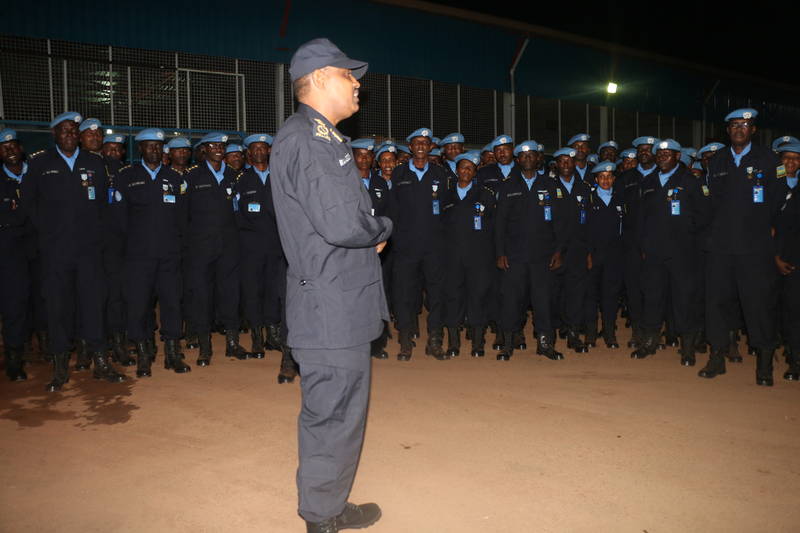 SSP Alphonse Ngabonziza, who guided the contingents, said that the pre-deployment training helped them to overcome the challenging circumstances in the mission area.