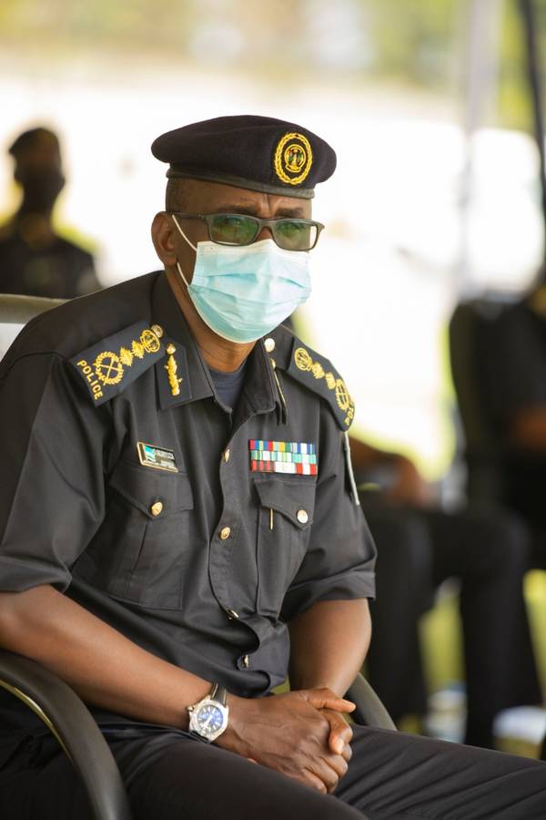 Inspector General of Police (IGP) Dan Munyuza at the graduation ceremony in Musanze.