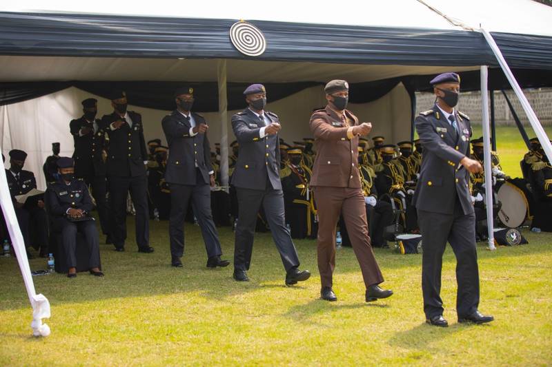 Graduands during the graduation ceremony.