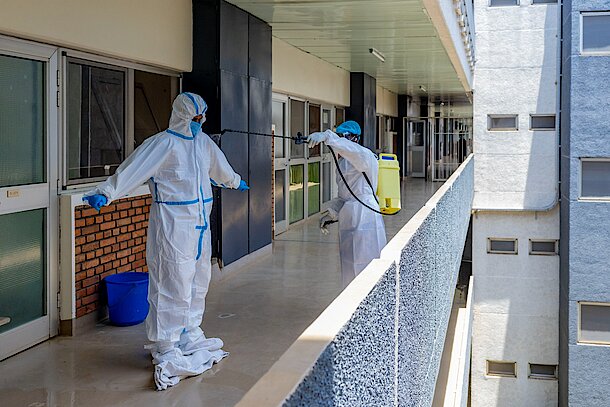 Currently, the response team is, among other activities, engaged in decontaminating infected areas.