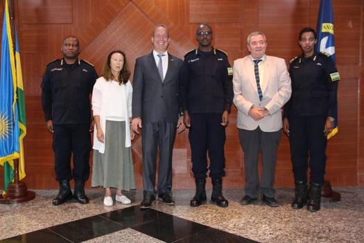 Hon. Stich, whose docket is in charge of Police in Rhineland-Palatinate, commended Rwanda’s “safety and cleanliness”