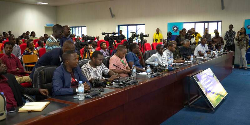 This was during the press conference, which highlighted the security situation in the year under review.