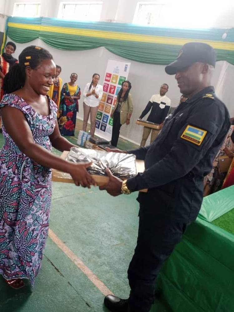 The IT equipment were handed over on Monday, November 7, in Gisenyi, Rubavu District. 