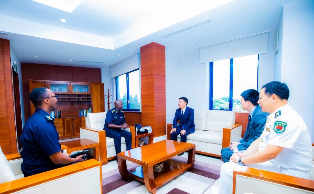 The delegation was accompanied by officials  from Chinese Embassy in Kigali.