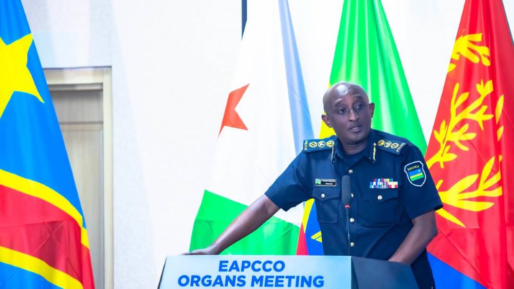 The Inspector General of Police (IGP), CG Felix Namuhoranye, officially opened EAPCCO Organs Meeting at the Rwanda National Police Headquarters, on Wednesday, April 23, 2025. 