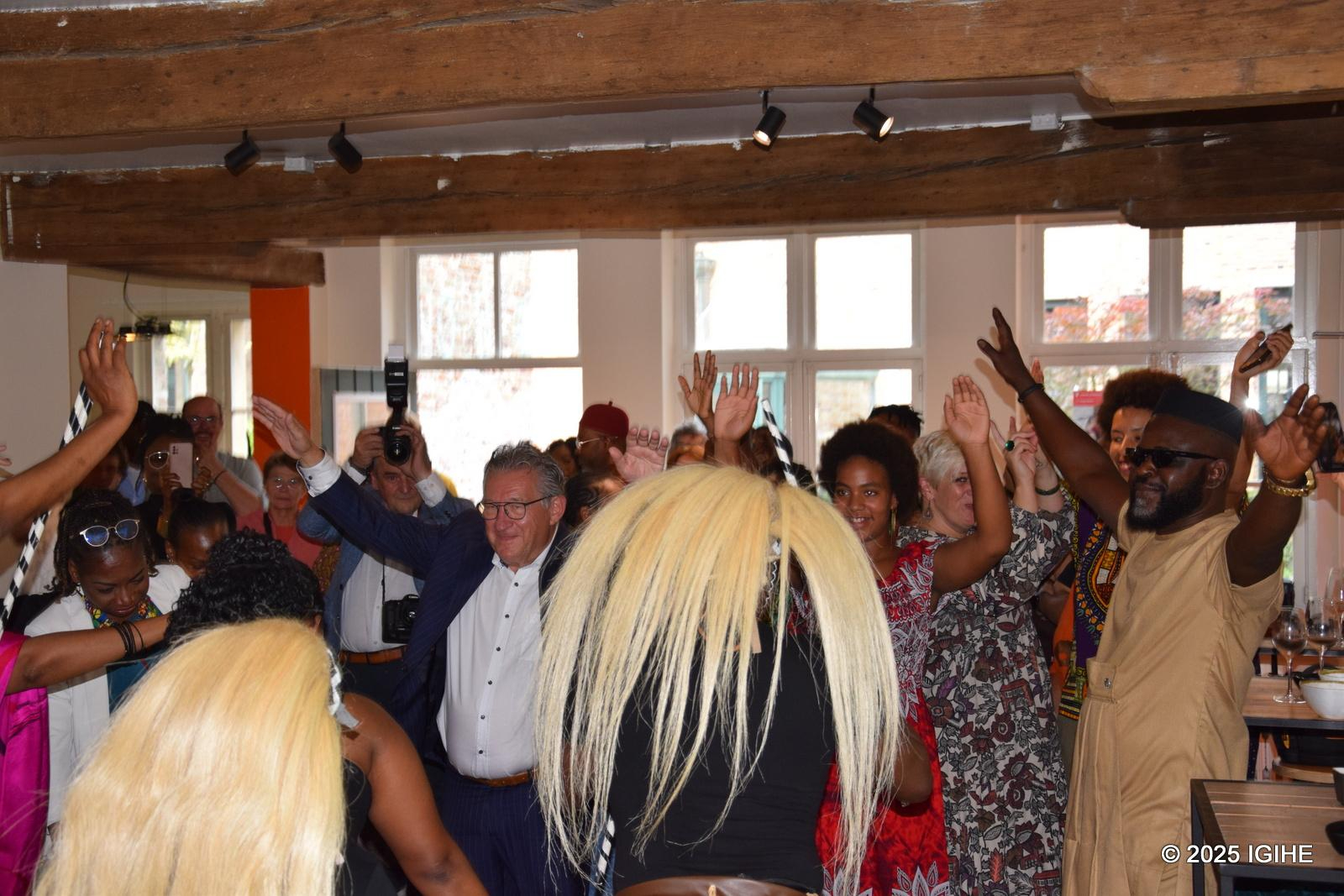 It was a fun-filled moment as Rwandan traditional dance troop performed at the opening ceremony.