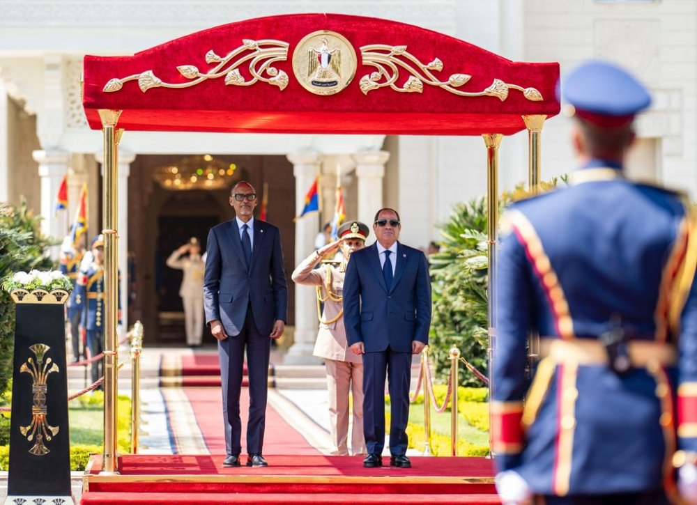 President Paul Kagame, on September 23, 2025, arrived in Cairo, Egypt, for an official visit, where he was welcomed by his counterpart Abdel Fattah El-Sisi.