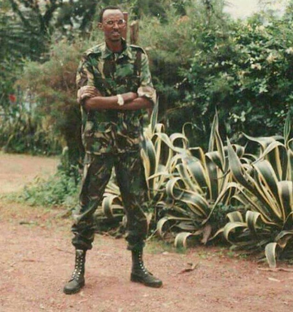 Major General Kagame reaches the war after studying Military Science in America.