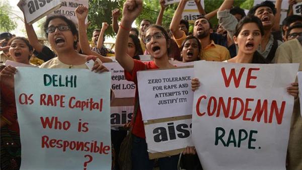 Anti-rape protests swept Delhi after a high-profile gang rape case in 2012