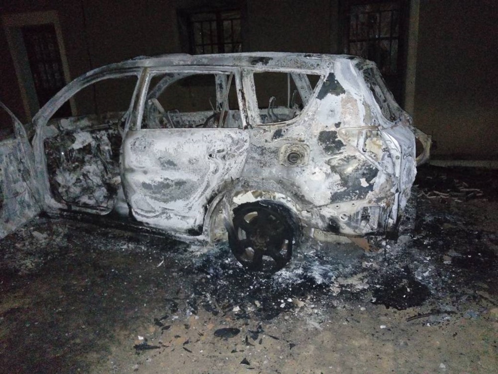 The vehicle of the Nyabimata Sector Executive Secretary was set ablaze by the FLN.