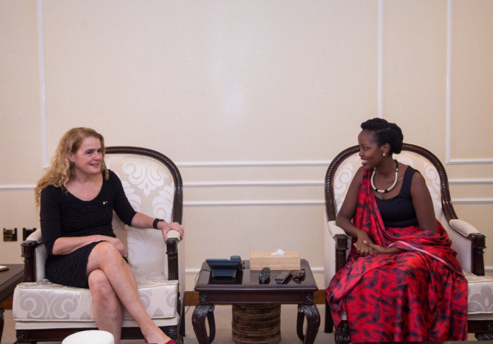 She also held discussions with the Minister of Information and communications technology and Innovation, Paula Ingabire