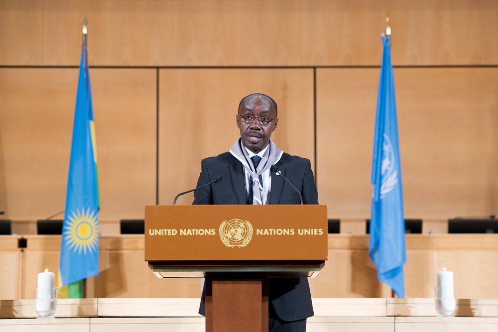 Dr. François-Xavier Ngarambe was deployed to France 