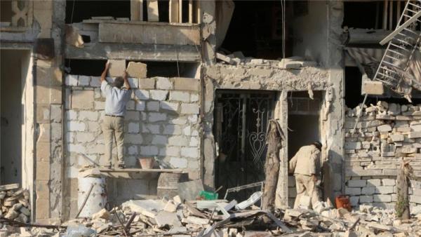 Fierce fighting has caused massive damage to the Syrian city of Aleppo