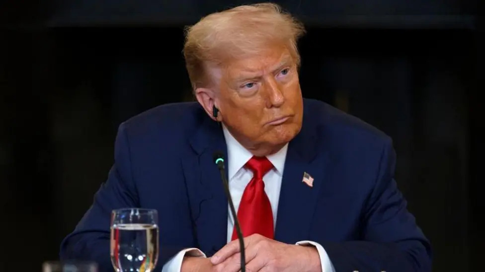 U.S. President Donald Trump said Monday that the United States will send weapons to Ukraine through NATO, and threatened "severe tariffs" targeting Russia if a ceasefire deal is not reached in 50 days.