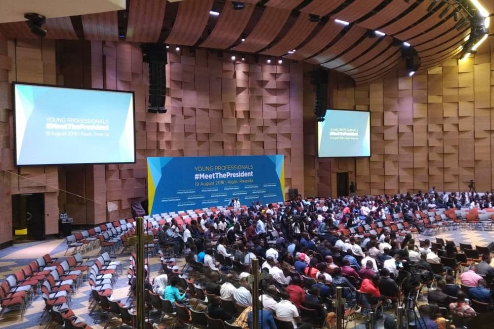 Over 2500 Youth convene at RPF Headquarters for discussions with President Kagame
