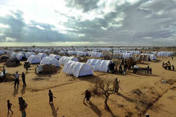 Ifo extension at the Dadaab refugee camp in Kenya. The United Nations has defended Kenya over claims that its authorities are forcing refugees to return to Somalia. 