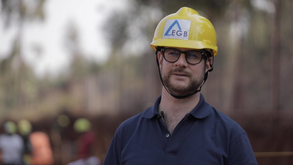 David Benazeraf, the CEO and Co-founder of Imara Properties Rwanda spends most of his time at the site.