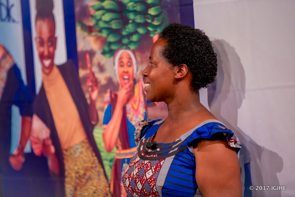 Kampire Chantal; with sheer joy for the prize she won