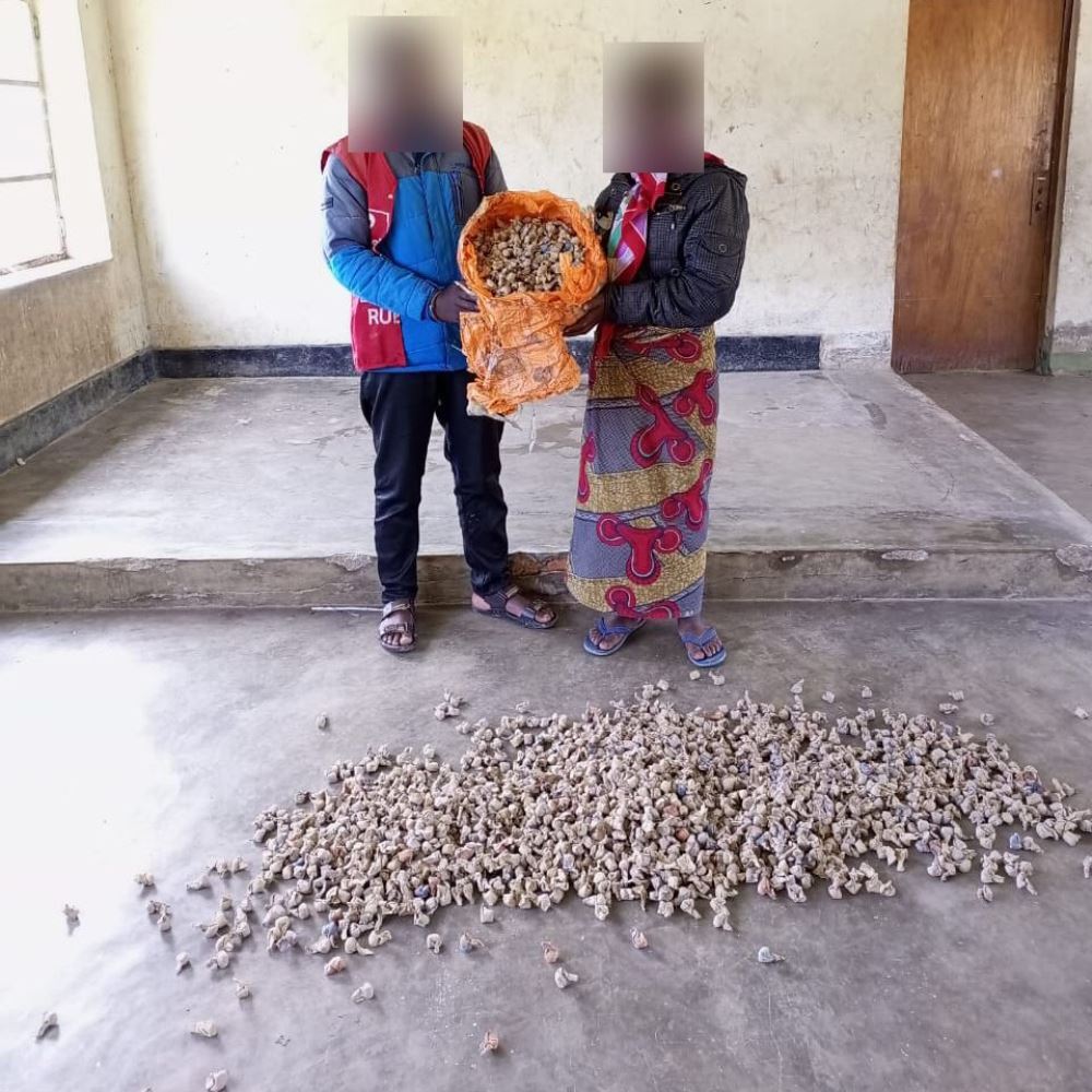 The suspected drug traffickers arrested in Ngororero were arrested on Sunday 27th February 2022.  