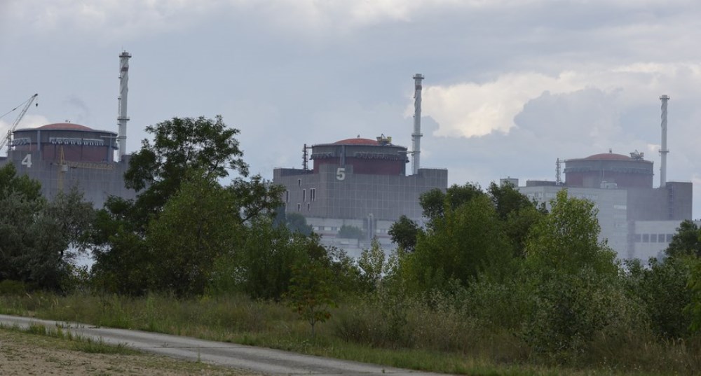 Photo taken on Aug. 4, 2022 shows the Zaporizhzhia nuclear power plant (NPP) in southern Ukraine. (Photo by Victor/Xinhua)