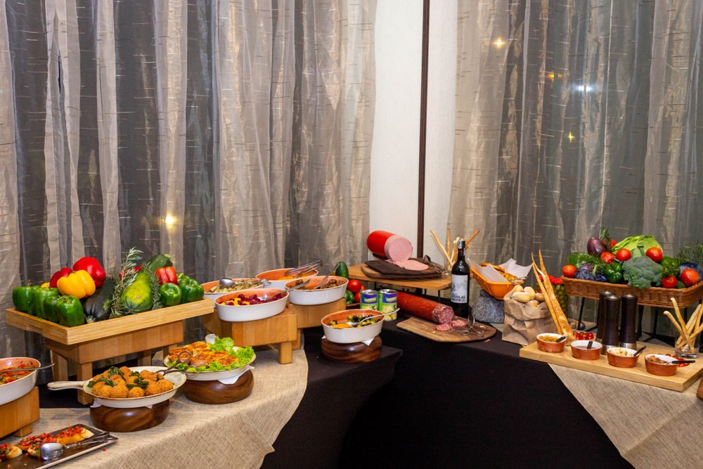 Delectable antipasti accompanied wines at the Kigali Marriott Hotel's Wine Tasting event on Thursday