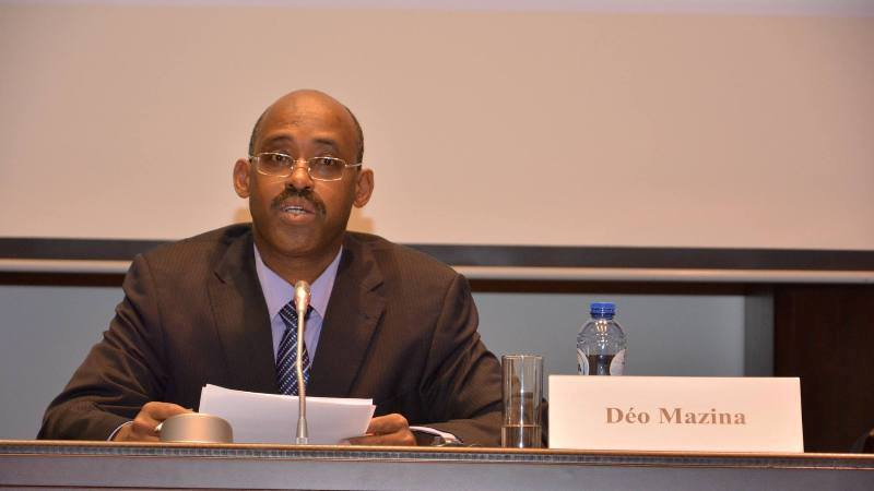 The head of IBUKA Belgium , Déo Mazina