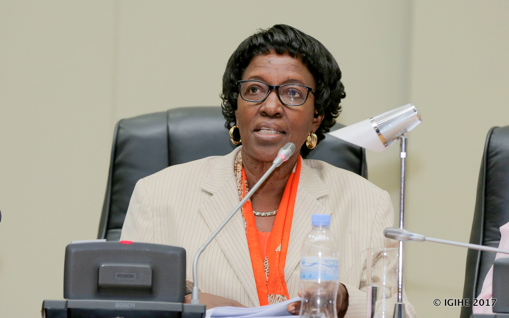 Constance Mukayuhi Rwaka, the chairperson of the parliamentary standing committee on Budget and National Patrimony