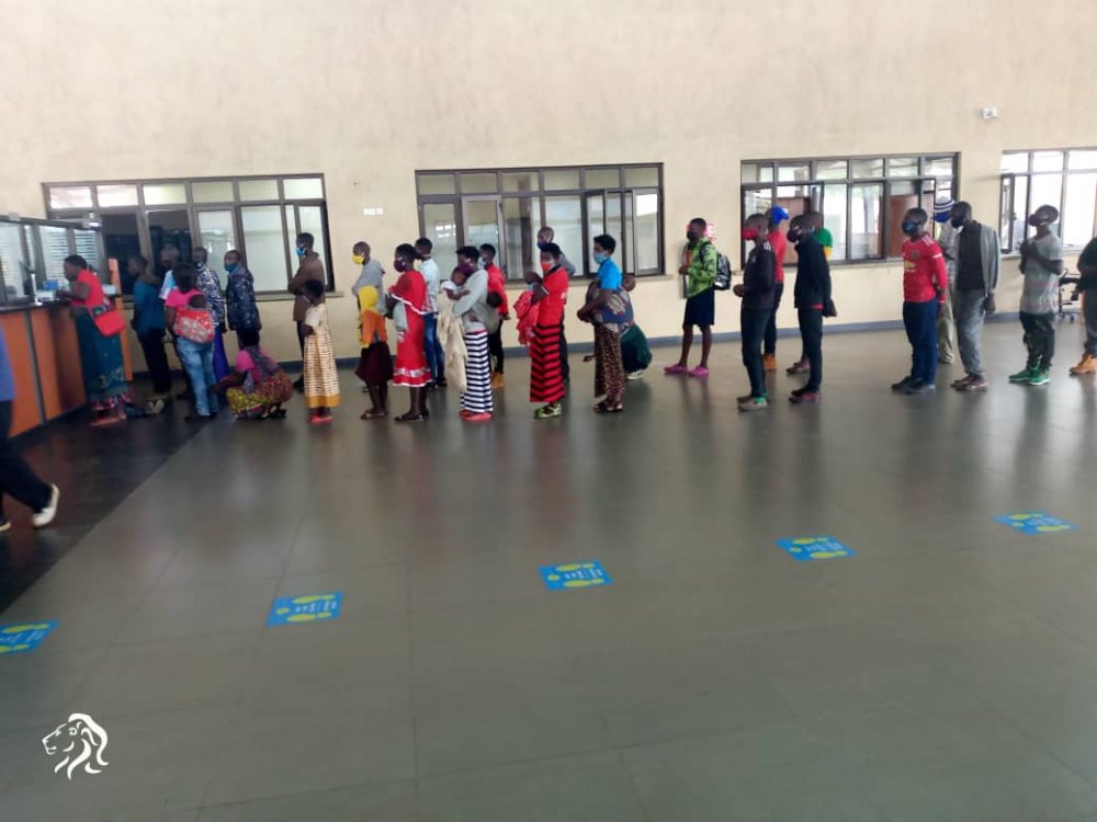 Deportees arrived through Kagitumba border. 