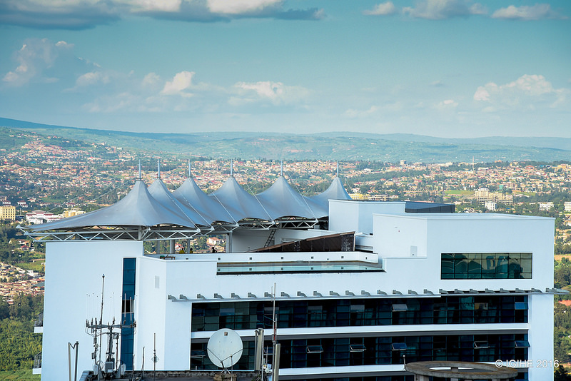 The hotel is adorned with a breathtaking view