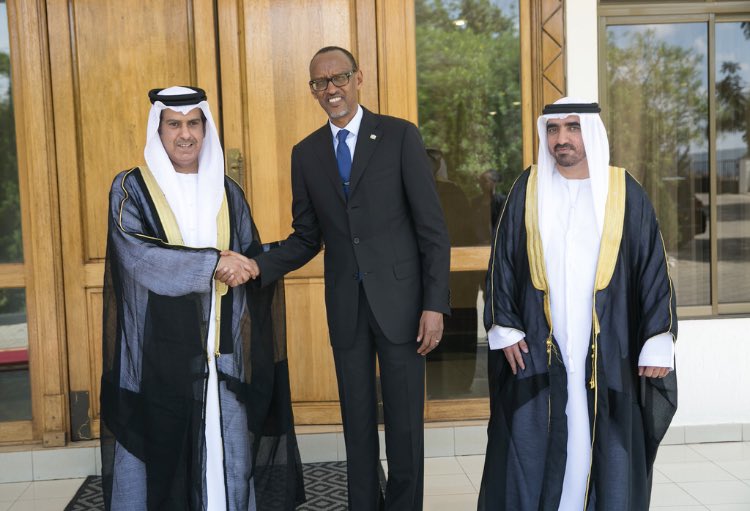 Kagame receives UAE Ambassador to Rwanda, Hazza Mohammed Falah Kharsan