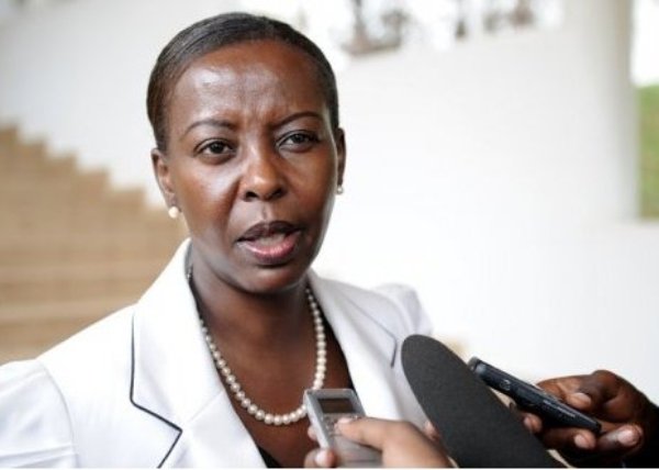 The Minister of Foreign Affairs, Louise Mushikiwabo