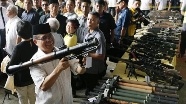 MILF rebels surrendered most of their weapons after a 2014 peace deal with the Philippines government.