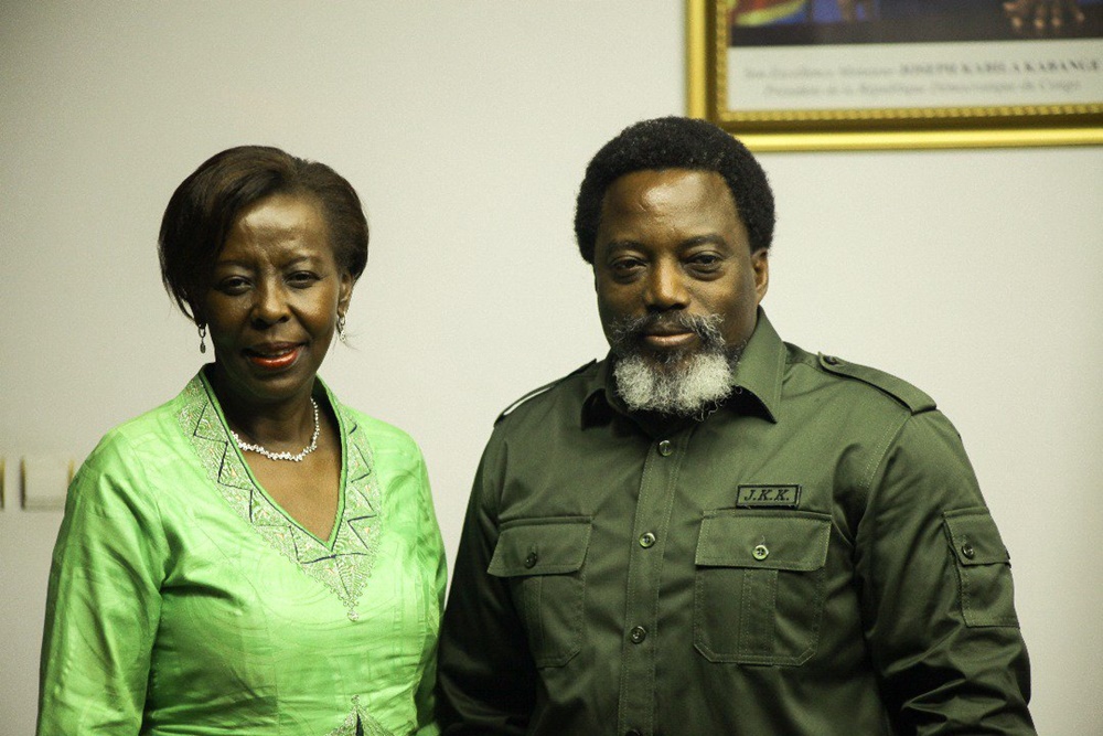 Mushikiwabo meets DRC President Joseph Kabila