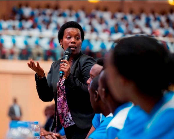 The Minister of Health, Dr Gashumba Diane