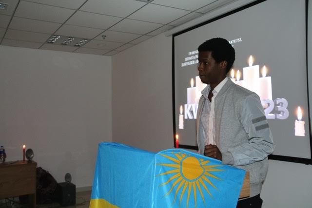 Alain Patrick Mutabazi, medical student and the president of Shenyang Diaspora.