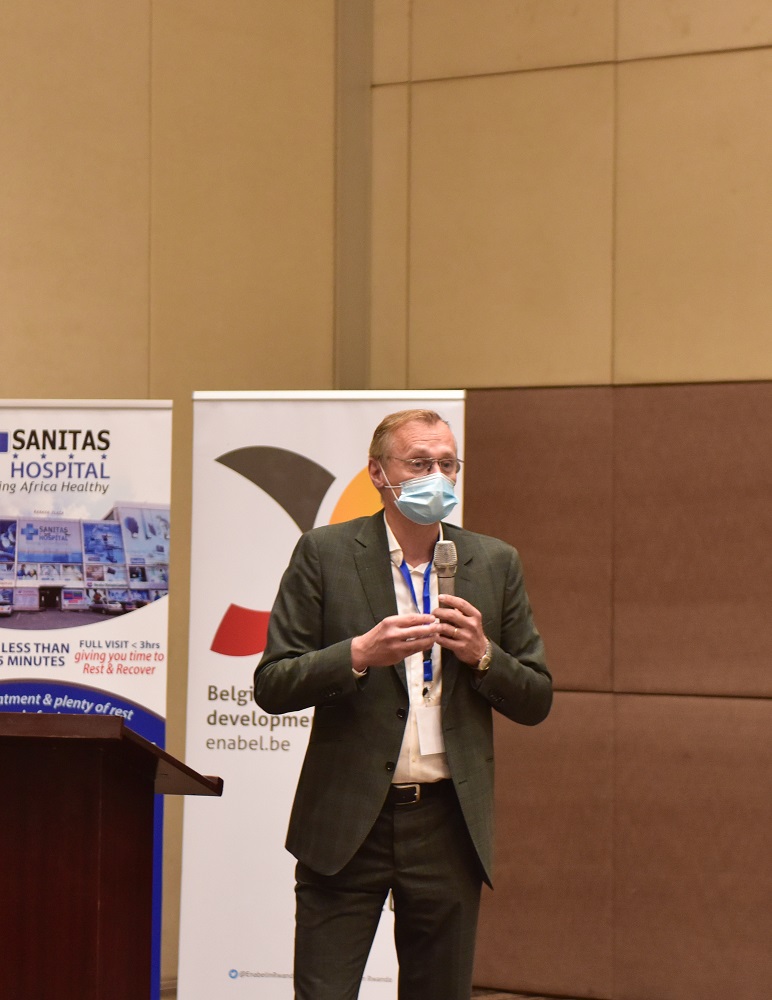 The Resident Representative of Belgian Development Agency, Enabel in Rwanda, Dirk Deprez has emphasized that investing in Africa’s health sector is a profitable business that also contributes to the wellbeing of Africans.  