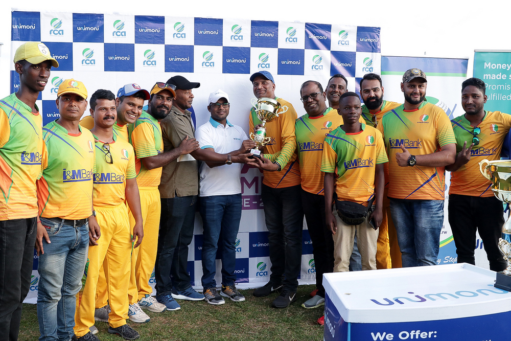 The men second division winners are the Spartans cricket club