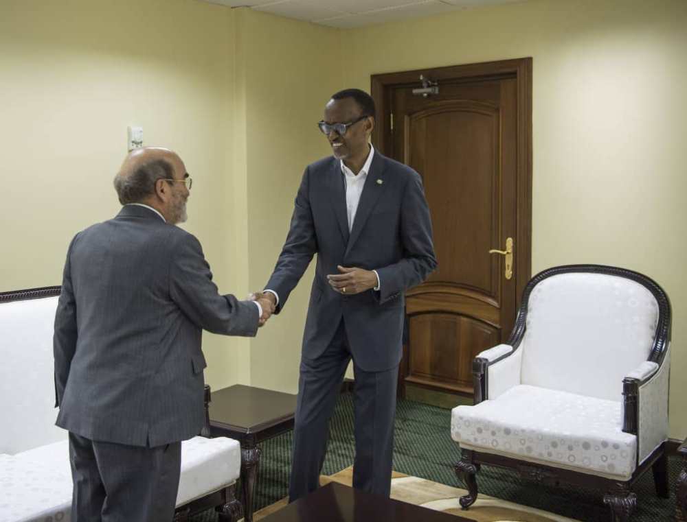 President Kagame, today, held discussions with Food and Agriculture Organization (FAO)'s Director-General, José Graziano de Silva.