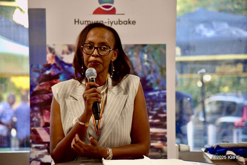 Umutoni Annick, head of Humura-Iyubake ASBL in Belgium, also expressed her gratitude to everyone who attended the ’Journée Sportive’ event.