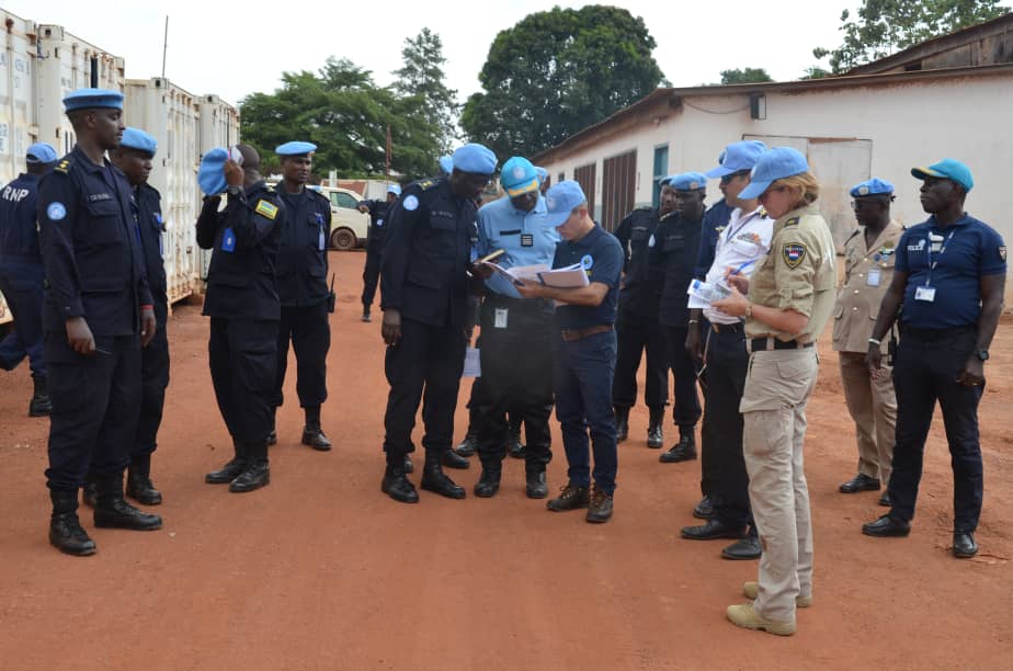 Commissioner (Rtd) Ata Yenigun,  visited the Rwandan Police peacekeepers deployed in Bangui under MINUSCA.