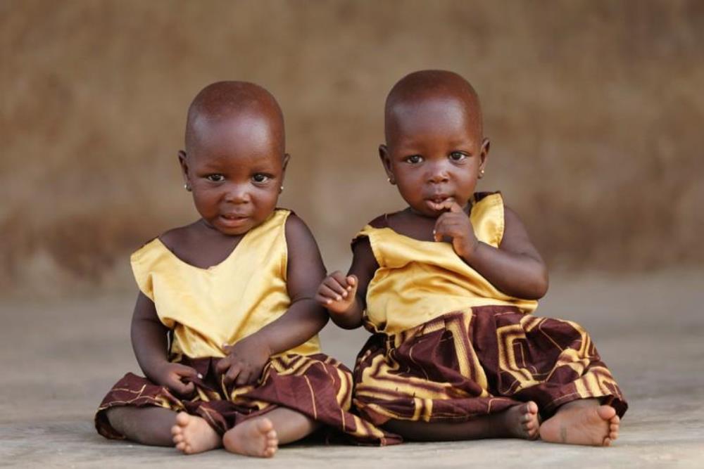 Identical twins in Nigeria. Reuters Photo taken in April 2019