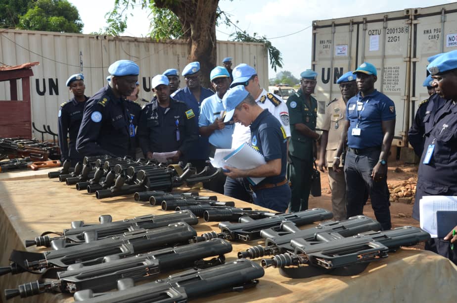 Rwanda maintains three Police contingents in Central African Republic (CAR)